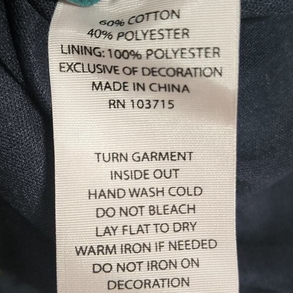 NANETTE Lepore navy blue gorgeous lace blouse size‎ XS NEW - Picture 6 of 6